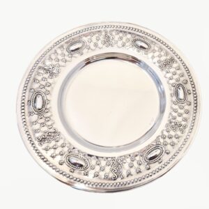 צלחת יהלום מעוטרת