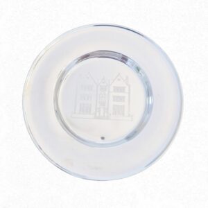 צלחת {גביע הרבי} חריטה 770